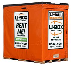 metal u box|u-haul u box price.